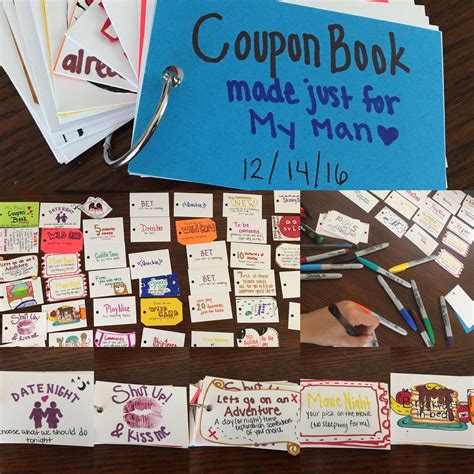 boyfriend coupon book|customized coupon book for boyfriend.